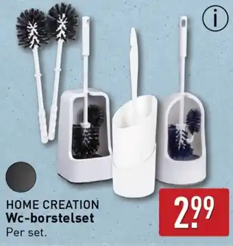 ALDI Home creation wc borstelset aanbieding