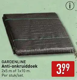 ALDI GARDENLINE Anti onkruiddoek aanbieding