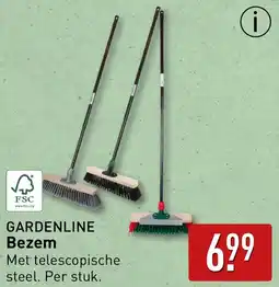 ALDI GARDENLINE Bezem aanbieding