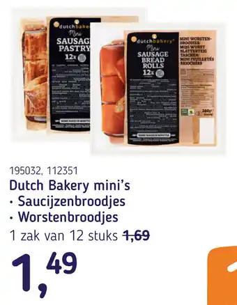 Van Hoeckel Dutch Bakery mini's aanbieding