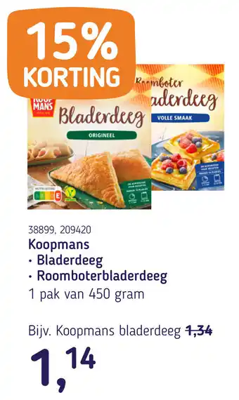 Van Hoeckel Koopmans aanbieding