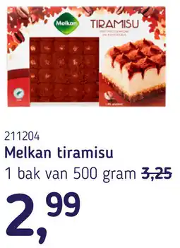 Van Hoeckel Melkan tiramisu aanbieding