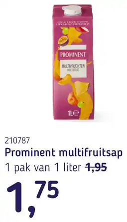 Van Hoeckel Prominent multifruitsap aanbieding