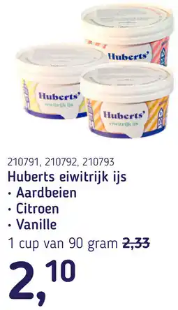 Van Hoeckel Huberts eiwitrijk ijs aanbieding