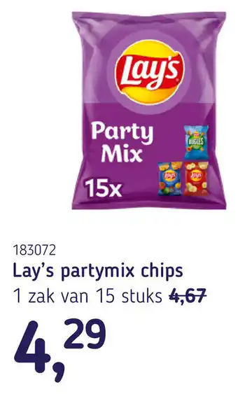 Van Hoeckel Lay's partymix chips aanbieding