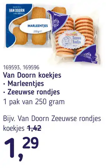 Van Hoeckel Van Doorn koekjes aanbieding