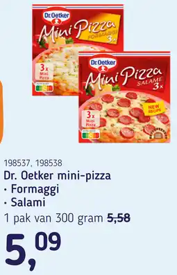 Van Hoeckel Dr. Oetker mini pizza aanbieding