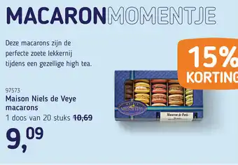 Van Hoeckel Maison Niels de Veye macarons aanbieding