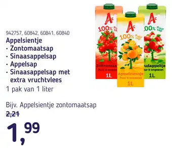 Van Hoeckel Appelsientje aanbieding