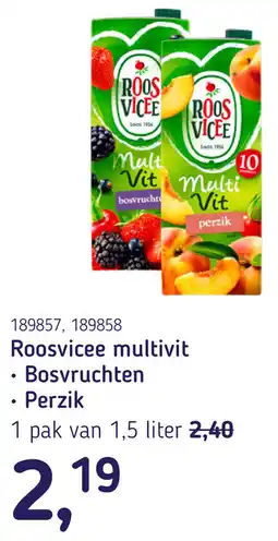 Van Hoeckel Roosvicee multivit aanbieding