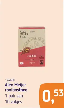 Van Hoeckel Alex Meijer rooibosthee aanbieding