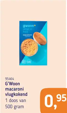 Van Hoeckel G'Woon macaroni vlugkokend aanbieding