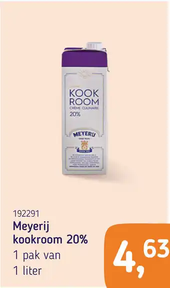 Van Hoeckel Meyerij kookroom 20% aanbieding