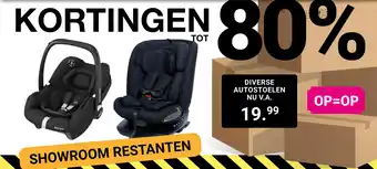 Van Asten BabySuperstore Diverse autostoelen aanbieding