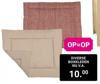 Van Asten BabySuperstore Diverse boxkleden aanbieding