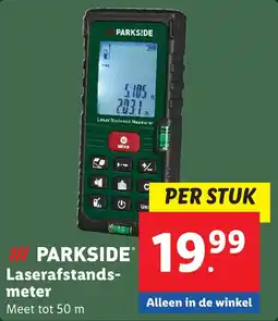 Lidl Parkside Laserafstandsmeter aanbieding