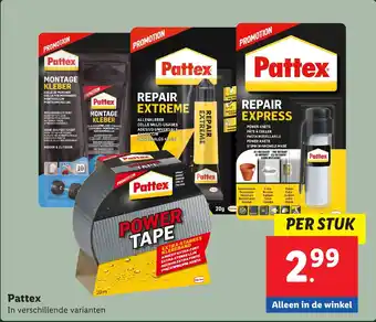 Lidl Pattex aanbieding