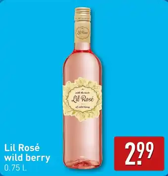 ALDI Lil Rosé wild berry aanbieding