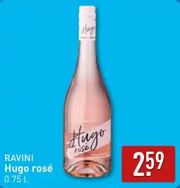 ALDI Ravini hugo rosé aanbieding