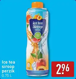 ALDI Ice tea siroop perzik aanbieding