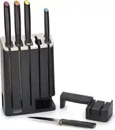 Bol.com SlimBlock met Set van 5 Elevate Messen - Zwart - Joseph Joseph aanbieding