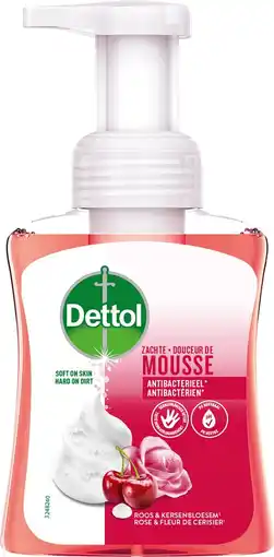 Bol.com Dettol Handzeep Zachte Mousse - Antibacterieel - Roos & Kersenbloesem - 250 ml aanbieding