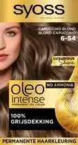 Bol.com Syoss Oleo Intense- 6-54 Capuccino Blond - Haarverf - Permanent - 1 stuk aanbieding