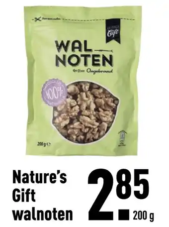 ALDI Nature's Gift walnoten W aanbieding