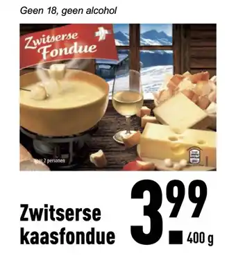 ALDI Zwitserse kaasfondue aanbieding