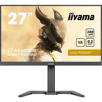 Bol.com iiyama G-Master GB2795HSU-B1 Gold Phoenix - 27 inch - QHD - IPS - 280 Hz - in hoogte verstelbaar aanbieding