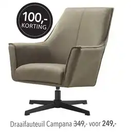 Pronto wonen Draaifauteuil Campana aanbieding