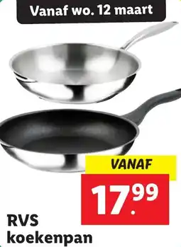 Lidl RVS koekenpan aanbieding