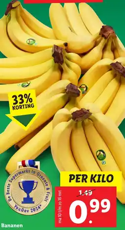 Lidl Bananen aanbieding