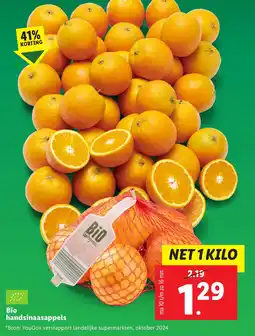 Lidl Bio handsinaasappels aanbieding