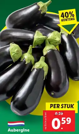 Lidl Aubergine aanbieding