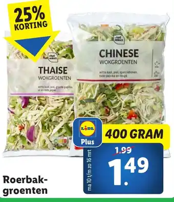 Lidl Roerbak groenten aanbieding