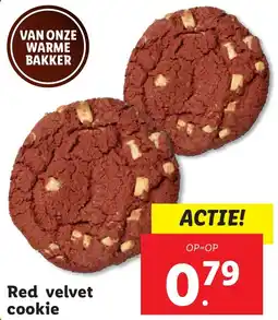 Lidl Red velvet cookie aanbieding