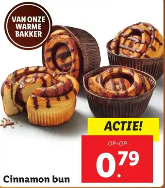 Lidl Cinnamon bun aanbieding