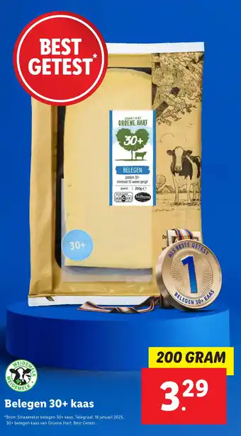 Lidl Belegen 30+ kaas aanbieding