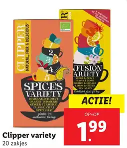 Lidl Clipper variety aanbieding