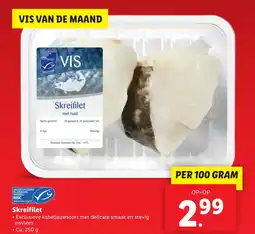 Lidl Skreifilet aanbieding