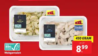 Lidl Wokgarnalen aanbieding