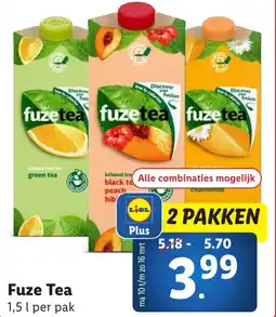 Lidl Fuze Tea aanbieding