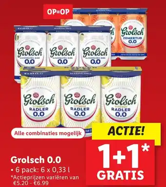 Lidl Grolsch 0.0 aanbieding