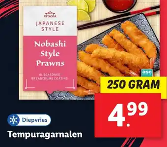 Lidl Tempuragarnalen aanbieding