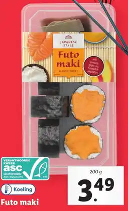 Lidl Futo maki aanbieding