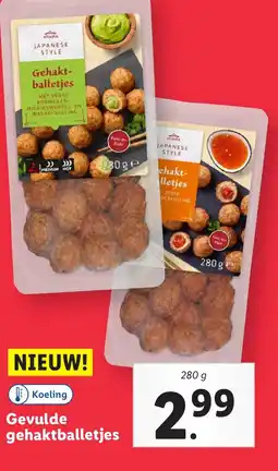 Lidl Gevulde gehaktballetjes aanbieding