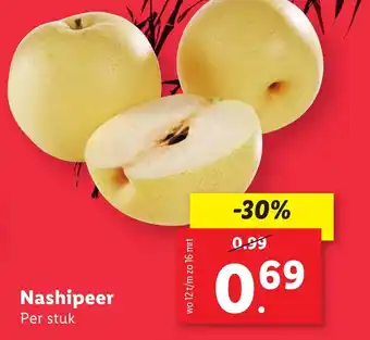 Lidl Nashipeer aanbieding