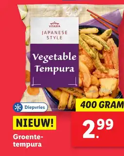 Lidl Groente tempura aanbieding