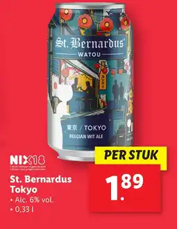 Lidl St. Bernardus Tokyo aanbieding